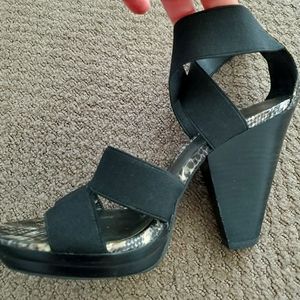 Snake Platform Heels